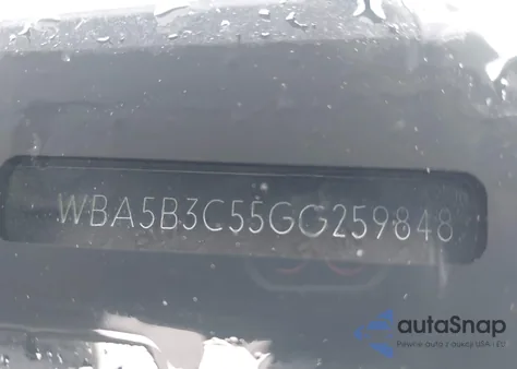 2016 BMW 535I xDrive from USA, damaged, VIN WBA5B3C55GG259848